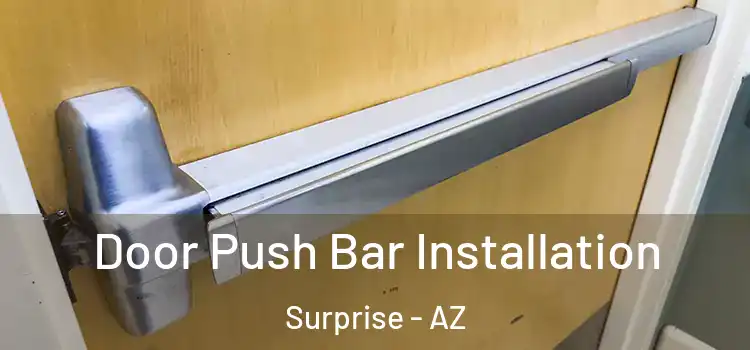  Door Push Bar Installation Surprise - AZ
